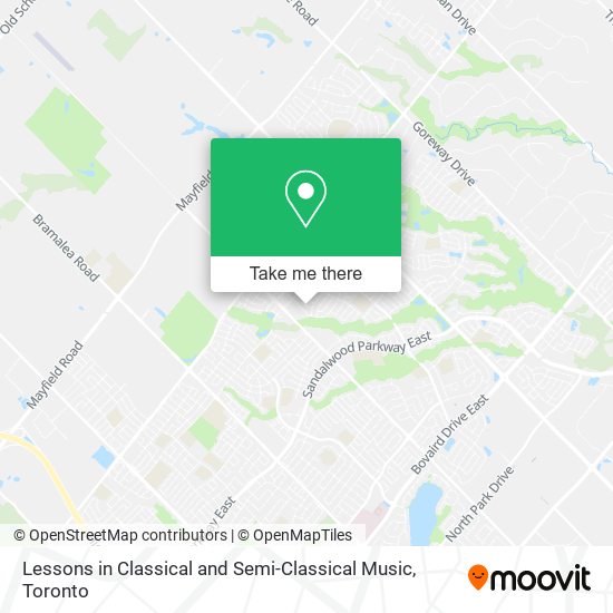 Lessons in Classical and Semi-Classical Music map