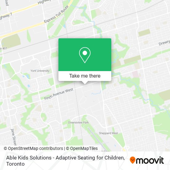 Able Kids Solutions - Adaptive Seating for Children map