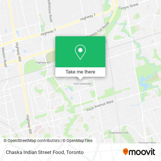 Chaska Indian Street Food map