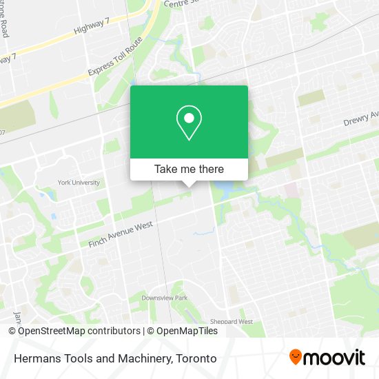 Hermans Tools and Machinery map
