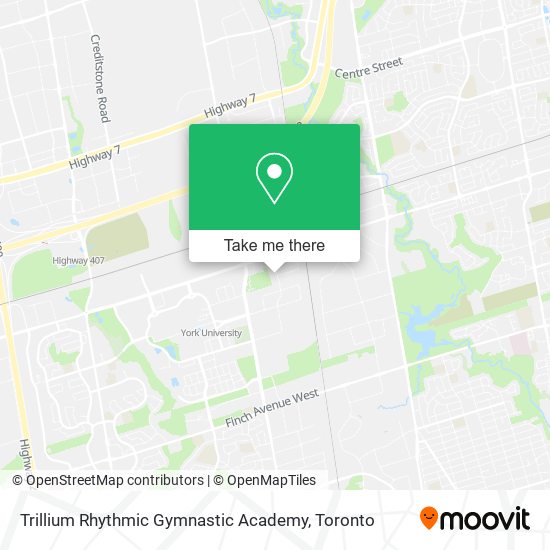 Trillium Rhythmic Gymnastic Academy plan