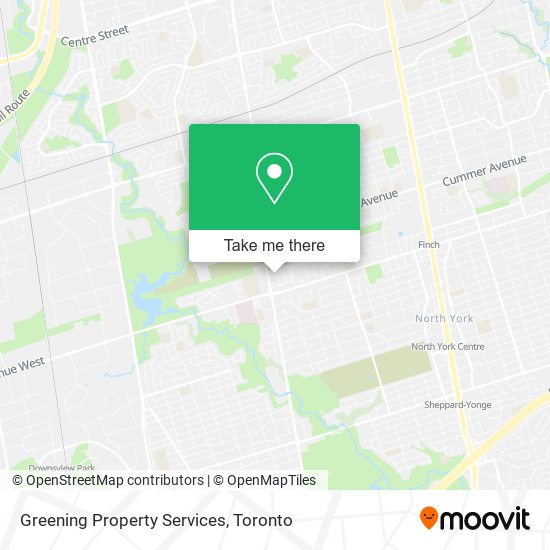 Greening Property Services map