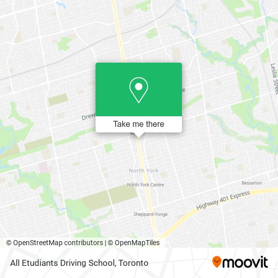 All Etudiants Driving School map