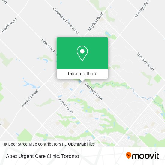 Apex Urgent Care Clinic map