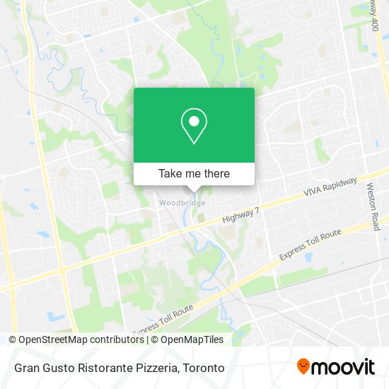 Gran Gusto Ristorante Pizzeria map