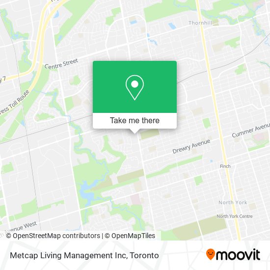 Metcap Living Management Inc map