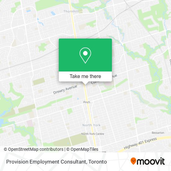 Provision Employment Consultant map
