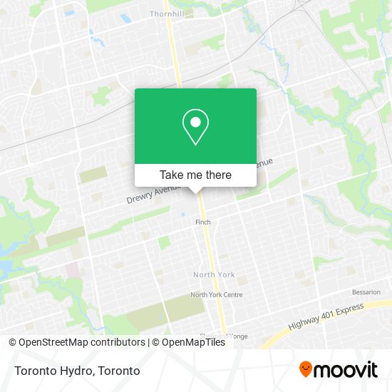 Toronto Hydro map
