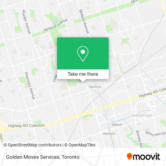 Golden Moves Services map