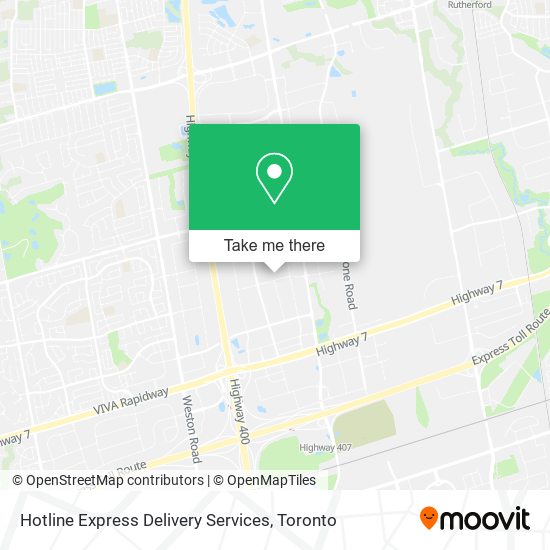 Hotline Express Delivery Services map