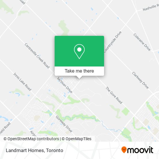 Landmart Homes map