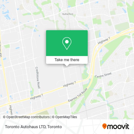 Toronto Autohaus LTD map