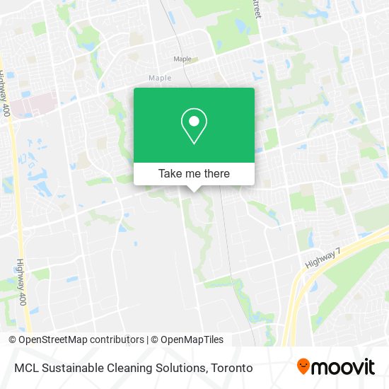 MCL Sustainable Cleaning Solutions map