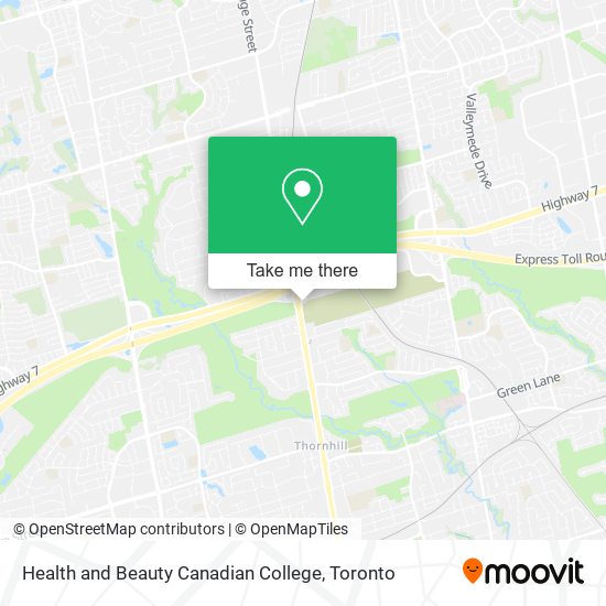 Health and Beauty Canadian College map