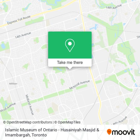 Islamic Museum of Ontario - Husainiyah Masjid & Imambargah map