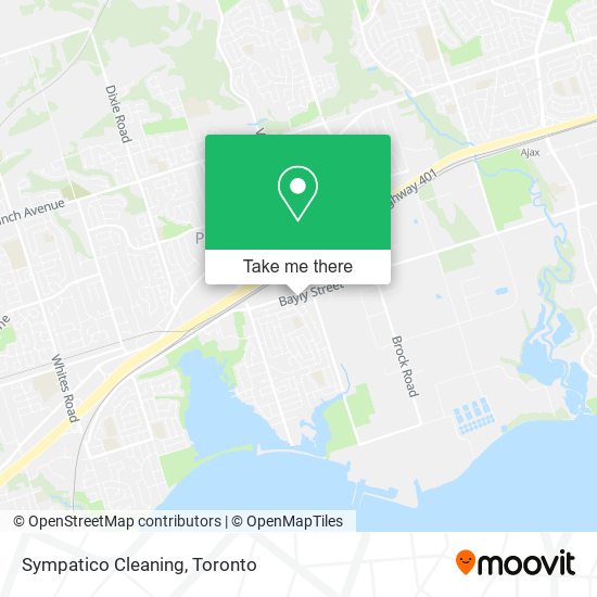 Sympatico Cleaning map