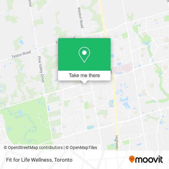 Fit for Life Wellness map