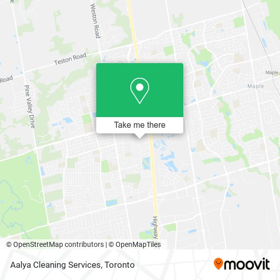 Aalya Cleaning Services map