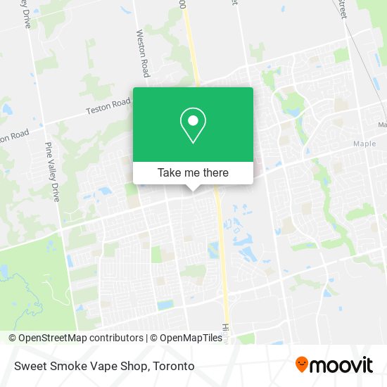 Sweet Smoke Vape Shop map