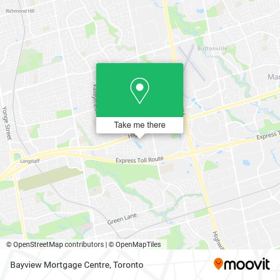 Bayview Mortgage Centre map
