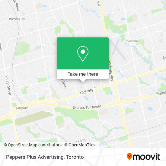 Peppers Plus Advertising map