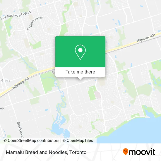 Mamalu Bread and Noodles map
