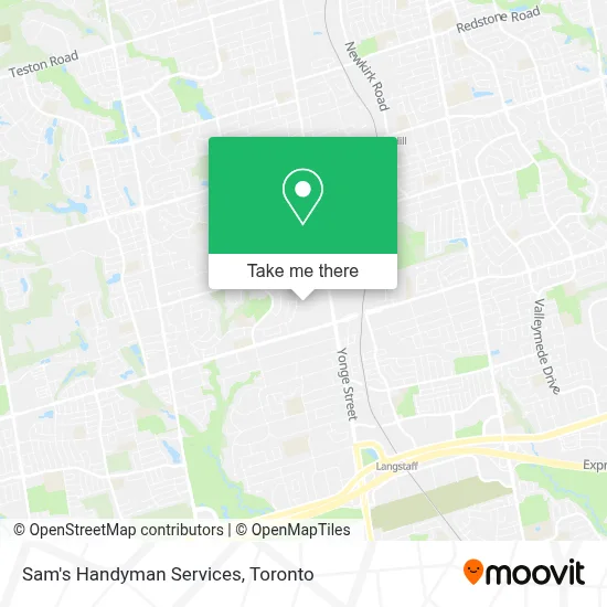Sam's Handyman Services map