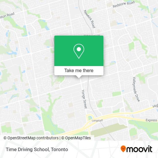 Time Driving School map