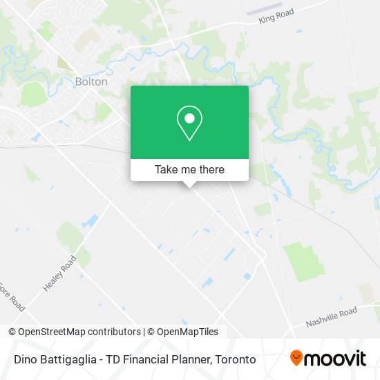 Dino Battigaglia - TD Financial Planner map