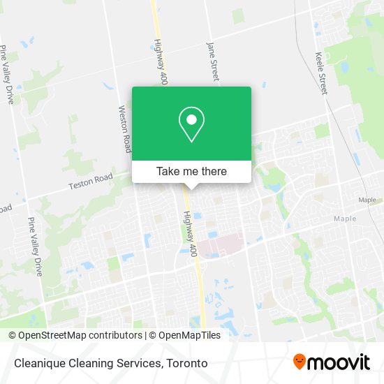 Cleanique Cleaning Services map