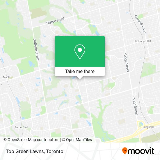 Top Green Lawns map