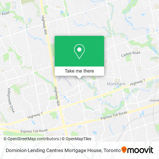 Dominion Lending Centres Mortgage House map