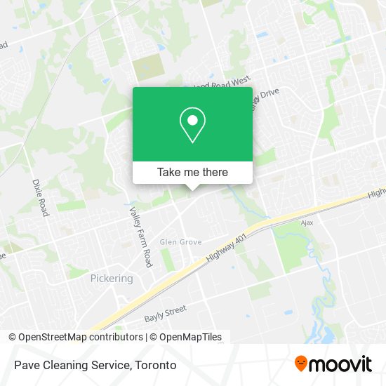 Pave Cleaning Service map