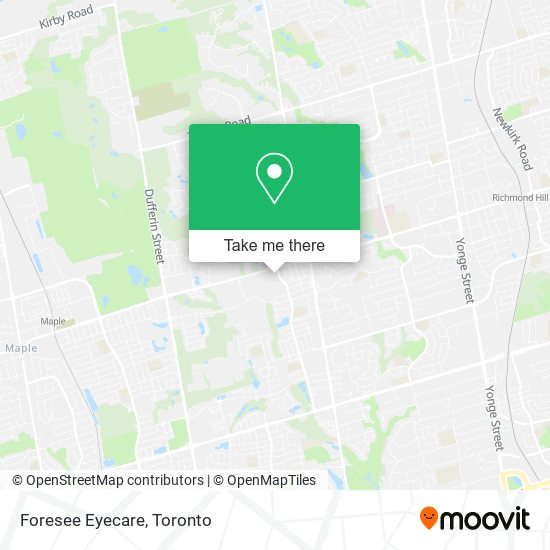 Foresee Eyecare map