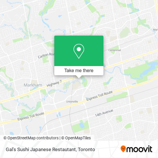 Gal's Sushi Japanese Restautant map