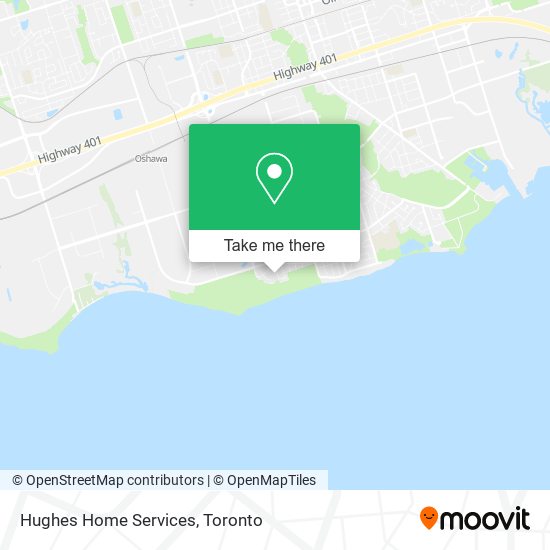 Hughes Home Services map