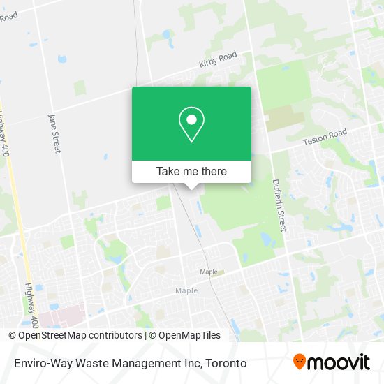 Enviro-Way Waste Management Inc map