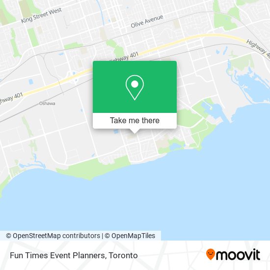 Fun Times Event Planners map