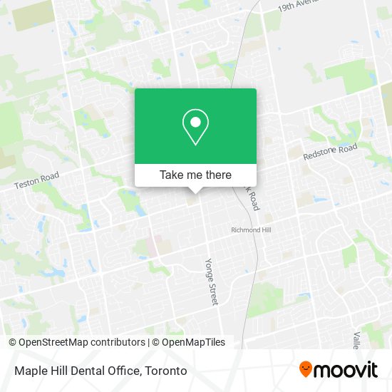 Maple Hill Dental Office map