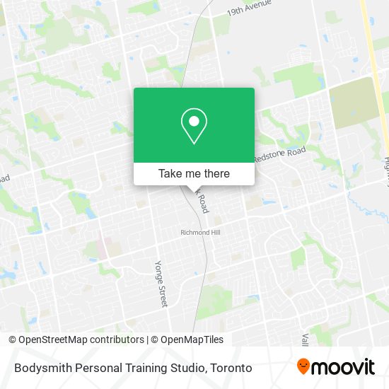 Bodysmith Personal Training Studio map