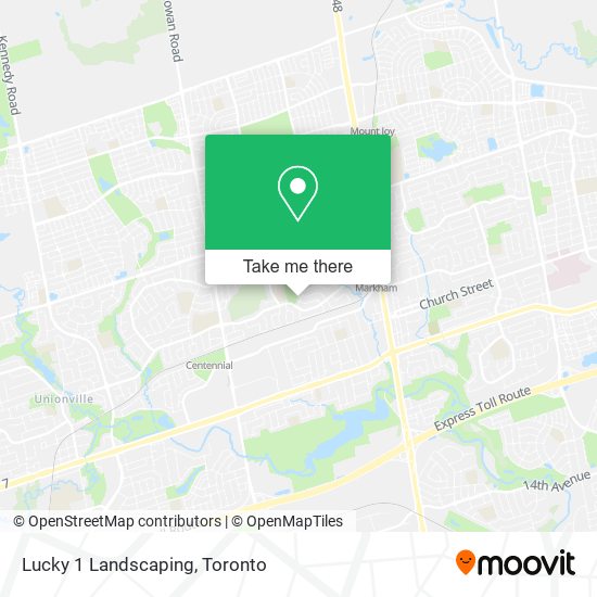 Lucky 1 Landscaping map