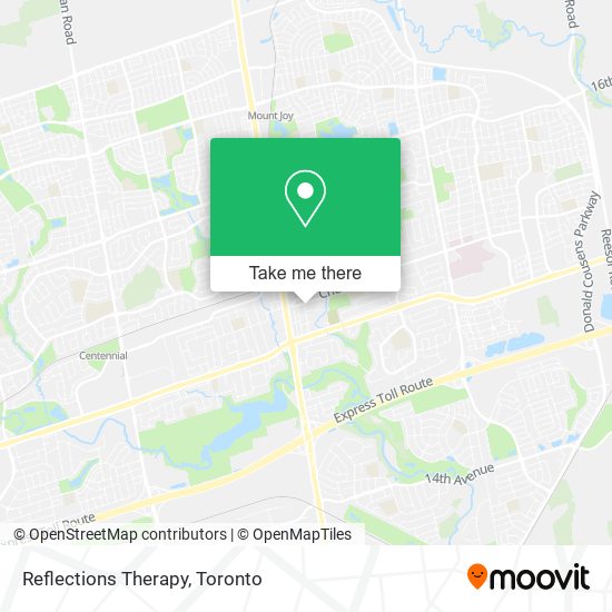 Reflections Therapy map