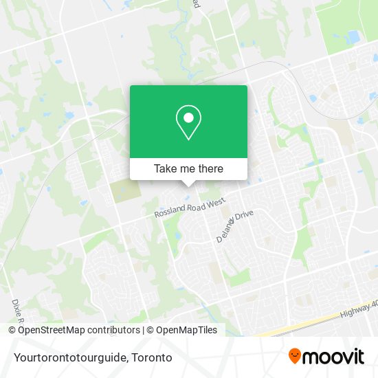 Yourtorontotourguide map