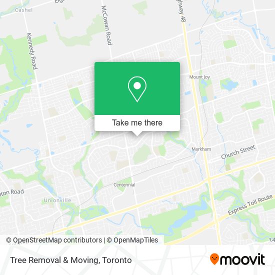 Tree Removal & Moving map