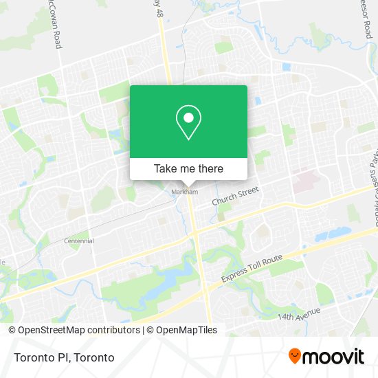 Toronto PI map