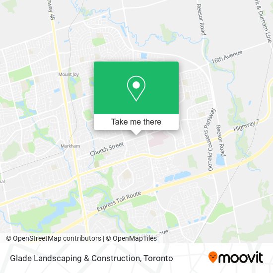 Glade Landscaping & Construction map