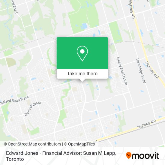 Edward Jones - Financial Advisor: Susan M Lepp map