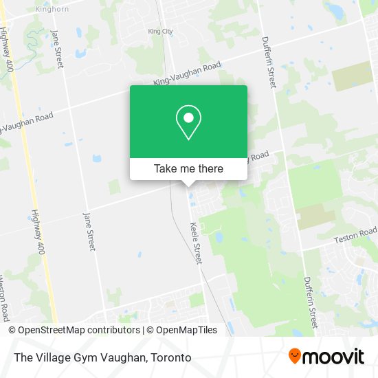 The Village Gym Vaughan plan