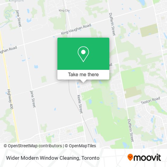 Wider Modern Window Cleaning map