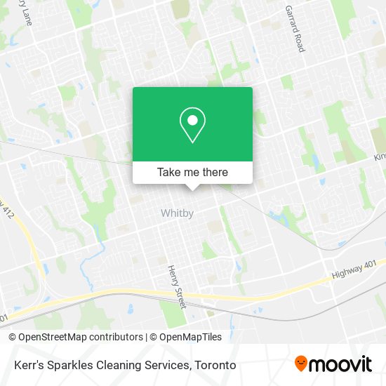 Kerr's Sparkles Cleaning Services map